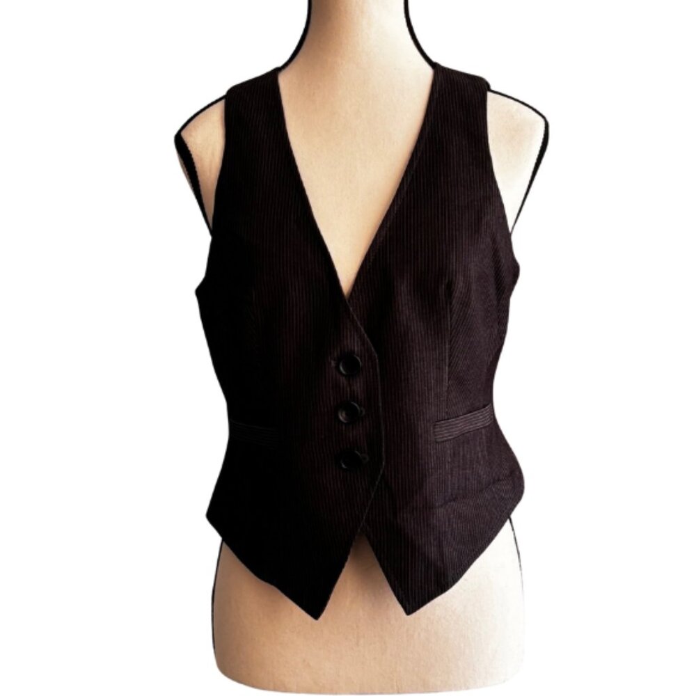 NINE WEST BROWN VEST, NEW WITH TAGS, SZ. 8P
